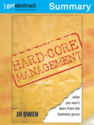 cover image of Hard-Core Management (Summary)